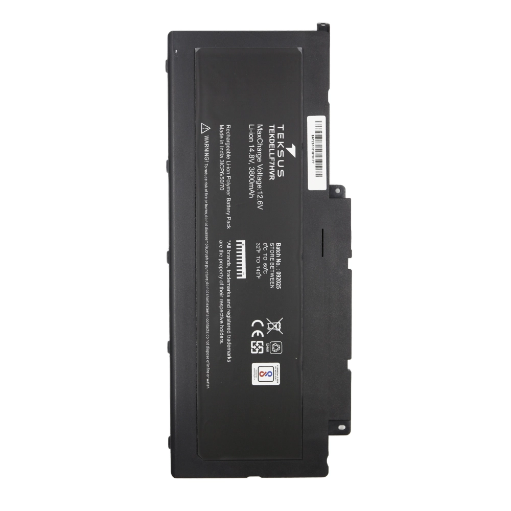 Teksus Laptop Battery Compatible For Dell Inspiron 15 7537 | F7HVR view 3